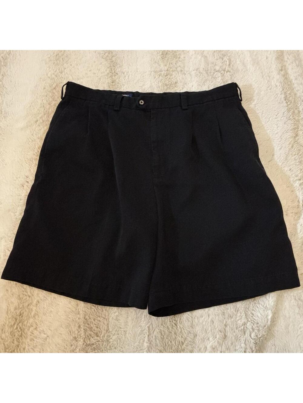 Callaway Golf Pro-Spin Navy Pleated Shorts Men’s Size 40 Pima Cotton